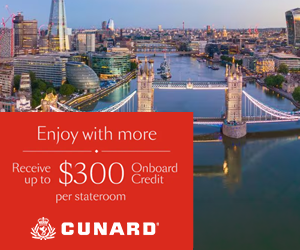 Cunard Luxury - Enjoy More - Bonus Extras - Special cruise offer